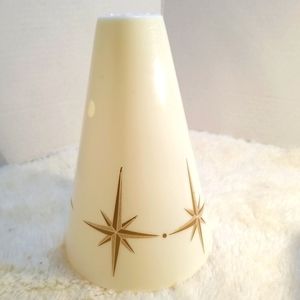 NOS 50s MCM Lamp Shades Atomic Star Plastic. SOLD